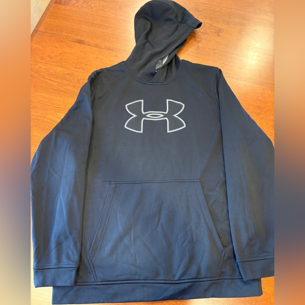 Under Armour Black and Gray ColdGear Hoodie